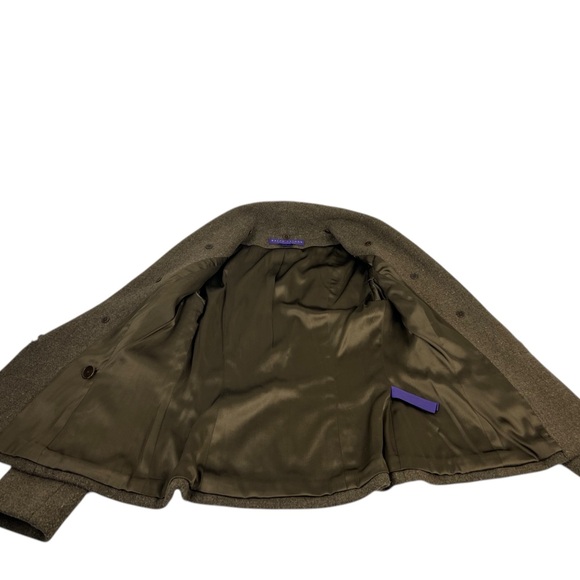 Ralph Lauren Purple Label Womens 4 Sweater Cardigan Green Wool Cashmere Jacket - Picture 6 of 12